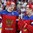 COLOGNE, GERMANY - MAY 21: Russia's Valeri Nichushkin #43 and Vladimir Tkachyov #70 are all smiles after a 5-3 bronze medal game win over Finland at the 2017 IIHF Ice Hockey World Championship. (Photo by Andre Ringuette/HHOF-IIHF Images)

